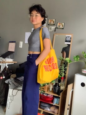 「アイテム（その他トップス）」を使った、Claudineさん（レディース・149cm）の秋コーディネート