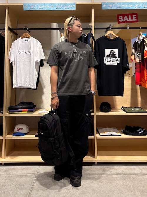 完売確実 大人気 XLARGE LETTERING LOGO S/S TEE 万能アイテム◎ LETTERING LOGO S/S TEE（Tシャツ/カットソー）｜XLARGE