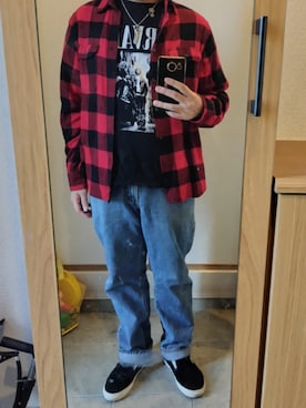 「FIRST ARROW's（ファーストアローズ）のアイテム」を使った、Nutsさん（メンズ・171cm）の秋コーディネート