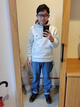 「今日は少しあたたかいよ」｜Nutsさん（メンズ・171cm）の冬コーディネート