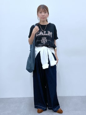 「スタッフ」｜chiiiさん（レディース・157cm）の秋コーディネート