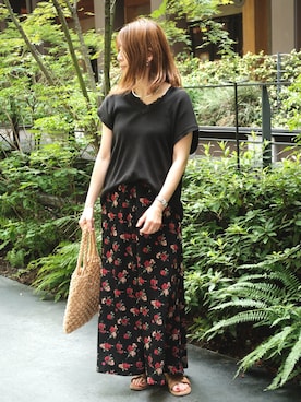 「nissen（ニッセン）のアイテム」を使った、chiiiさん（レディース・157cm）の夏コーディネート