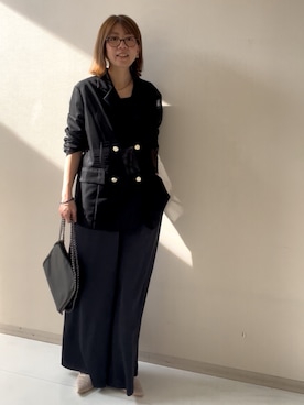 「nissen（ニッセン）のアイテム（ジャケット/アウター）」を使った、chiiiさん（レディース・157cm）の春コーディネート