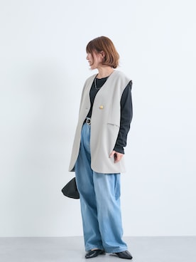 「スタッフ」｜chiiiさん（レディース・157cm）の冬コーディネート