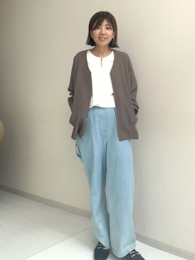 「nissen（ニッセン）のアイテム」を使った、chihoさん（レディース・157cm）の夏コーディネート