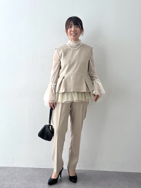 「Callarus（カラルス）のアイテム」を使った、chiiiさん（レディース・157cm）の冬コーディネート