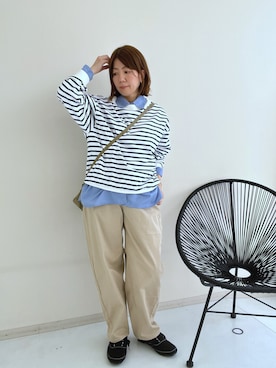 chiiiさん（レディース・157cm）の春コーディネート