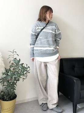 「nissen（ニッセン）のアイテム」を使った、chiiiさん（レディース・157cm）の秋コーディネート