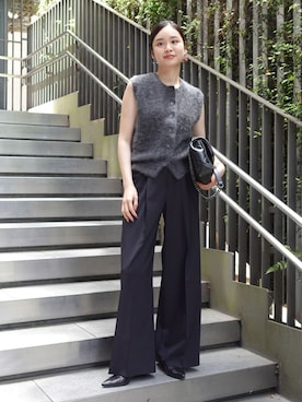 「Noble（ノーブル）のアイテム（トップス）」を使った、ayanoさん（レディース・160cm）の秋コーディネート