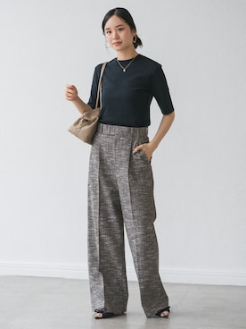 「Noble（ノーブル）のアイテム（トップス）」を使った、ayanoさん（レディース・160cm）の秋コーディネート