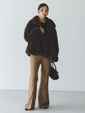 「Noble（ノーブル）のアイテム（トップス）」を使った、ayanoさん（レディース・160cm）の秋コーディネート