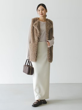 「Noble（ノーブル）のアイテム（トップス）」を使った、ayanoさん（レディース・160cm）の秋コーディネート