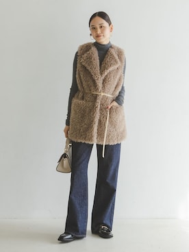 「Noble（ノーブル）のアイテム（トップス）」を使った、ayanoさん（レディース・160cm）の秋コーディネート