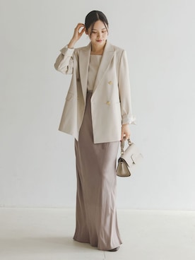 「Noble（ノーブル）のアイテム（トップス）」を使った、ayanoさん（レディース・160cm）の秋コーディネート