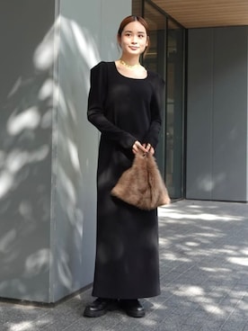 「FABIO RUSCONI（ファビオルスコーニ）のアイテム（ブーツ）」を使った、ayanoさん（レディース・160cm）の秋コーディネート