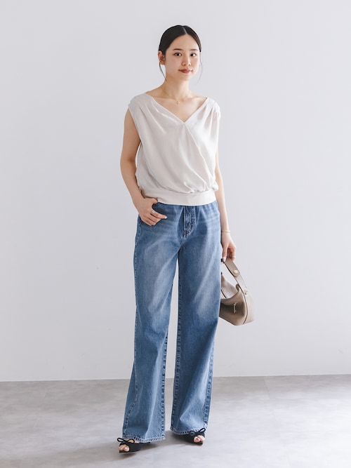 新品 24SS NOBLE ニードバイヘリテージ LUNA 25 ライトブルー NEED BY heritage/ニードバイヘリテージ LUNA（デニムパンツ