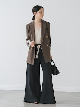 「Noble（ノーブル）のアイテム（トップス）」を使った、ayanoさん（レディース・160cm）の秋コーディネート