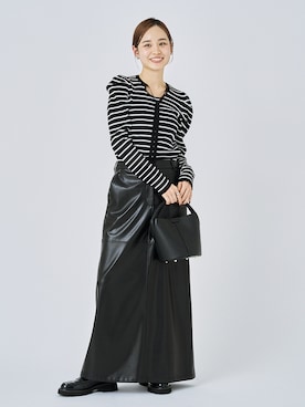 「MILOS（ミロス）のアイテム」を使った、ayanoさん（レディース・160cm）の冬コーディネート