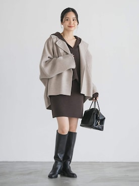 Noble 麻チンツワッシャードロストブルゾン Noble（ノーブル）の「麻チンツワッシャードロストブルゾン