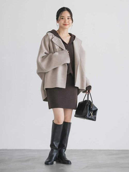 【NOBLE】Super160sリバードルマンショートコート新品未使用タグ付き 追加》Super160s リバードルマンショートコート | ノーブル(Noble