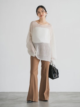 「Noble（ノーブル）のアイテム（トップス）」を使った、ayanoさん（レディース・160cm）の秋コーディネート