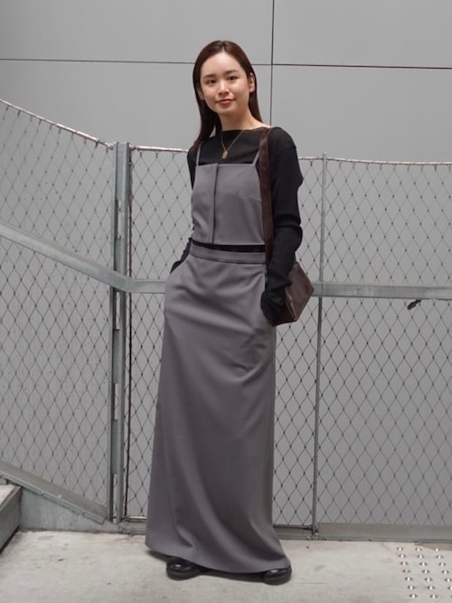 シアークレープ2WAYロングTシャツ（Tシャツ/カットソー）｜NOBLE