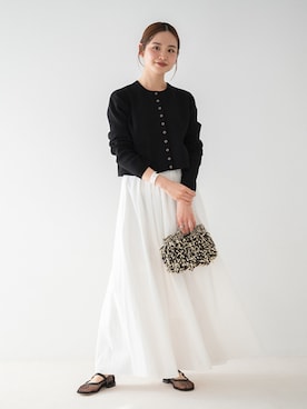 「フレアスカート」｜ayanoさん（レディース・160cm）の冬コーディネート