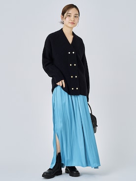 「FABIO RUSCONI（ファビオルスコーニ）のアイテム（ブーツ）」を使った、ayanoさん（レディース・160cm）の冬コーディネート