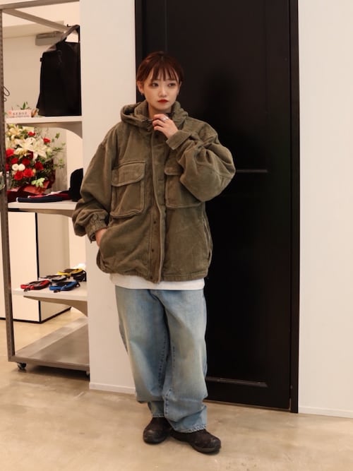 セール】WASHED CORDUROY HOODED JACKET（その他アウター）｜KEBOZ