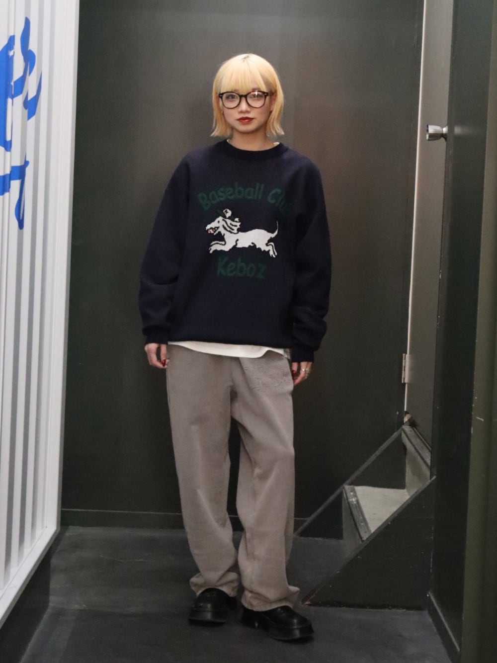 KEBOZ（ケボズ）の「BDR KNIT SWEATER（ニット/セーター）」 - WEAR