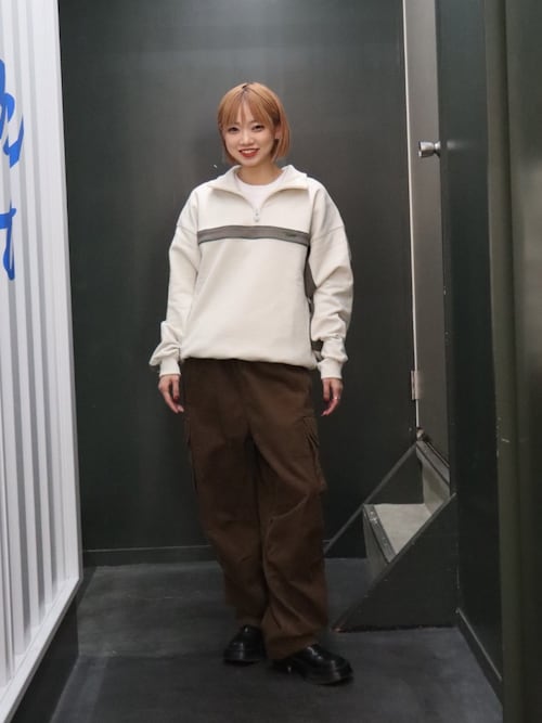 LINE PIPING HALF ZIP SWEAT PULLOVER（スウェット）｜KEBOZ