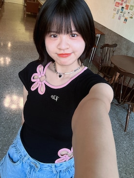 「アイテム（その他トップス）」を使った、好好吃さん（レディース・160cm）の秋コーディネート