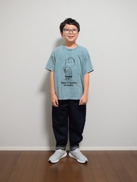 「アイテム（Tシャツ/カットソー）」を使った、HACHIさん（キッズ・133cm）の夏コーディネート
