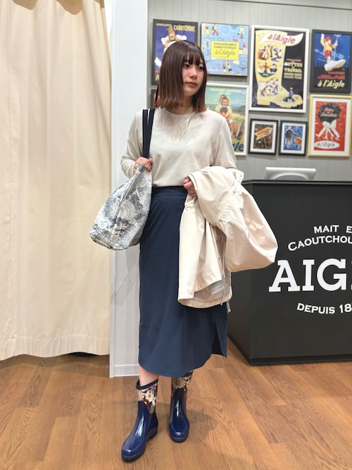 AIGLE（エーグル） スカート 吸水速乾 UVカット ロングスカート