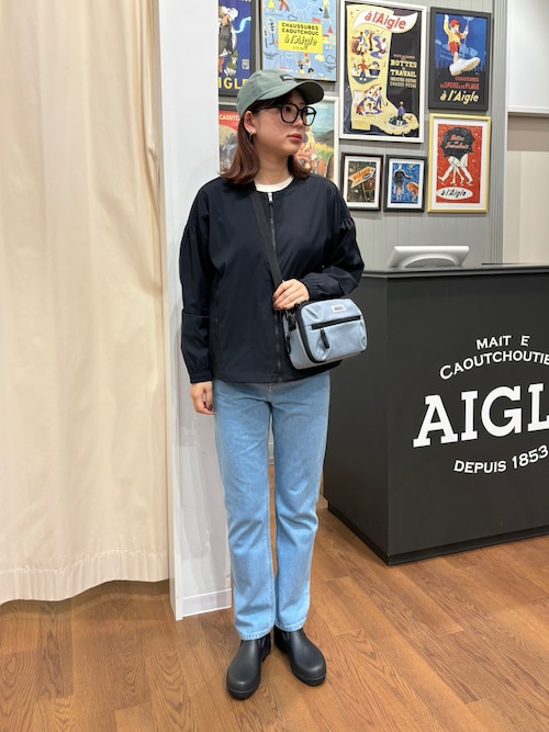 AIGLE（エーグル） tシャツ オーガニックコットン リバティプリント