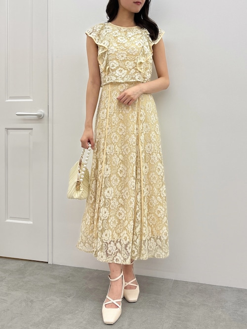 新しい到着 dazzlin ドレス バックリボンパイピングレースドレス : ZOZOTOWN スーツ・フォーマル・ドレス