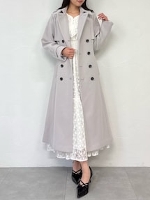 ダズリン♡ トレンチコート dazzlin トレンチコート コート 2WAYカラーレディコート レディース