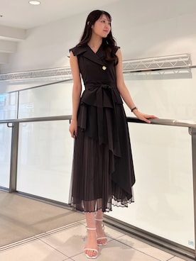 「アイテム（ワンピース/ドレス）」を使った、maiさん（レディース・163cm）の夏コーディネート