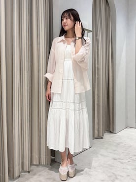 「dazzlinコーデ」｜「アイテム（ワンピース/ドレス）」を使った、maiさん（レディース・163cm）の夏コーディネート