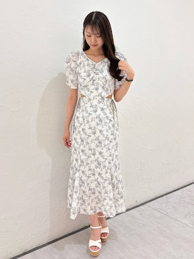 「dazzlin（ダズリン）のアイテム（ワンピース/ドレス）」を使った、maiさん（レディース・163cm）の夏コーディネート