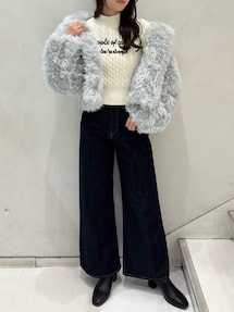 パールチェーンエコファーブルゾン｜ダズリン（dazzlin）公式通販