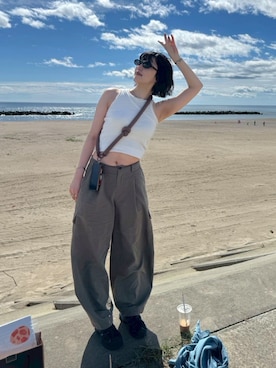 「NUEF （ヌエフ）のアイテム」を使った、imananikuyさん（レディース・168cm）の秋コーディネート