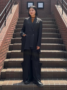 「骨格ナチュラル」｜「アイテム（ジャケット/アウター）」を使った、ERIKAさん（レディース・164cm）の夏コーディネート