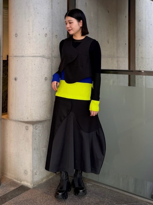 セール】WAVE ASYMMETRY VEST / ウェーブアシンメトリーベスト（ベスト