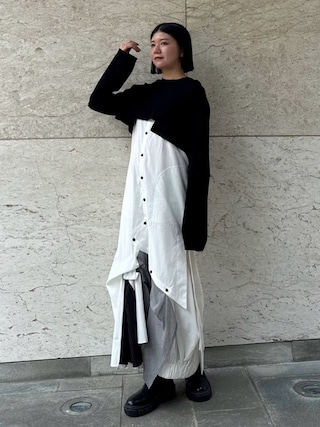 UN3D.（アンスリード）の「PATTERN MIX SHIRT CAMI OP / パターン