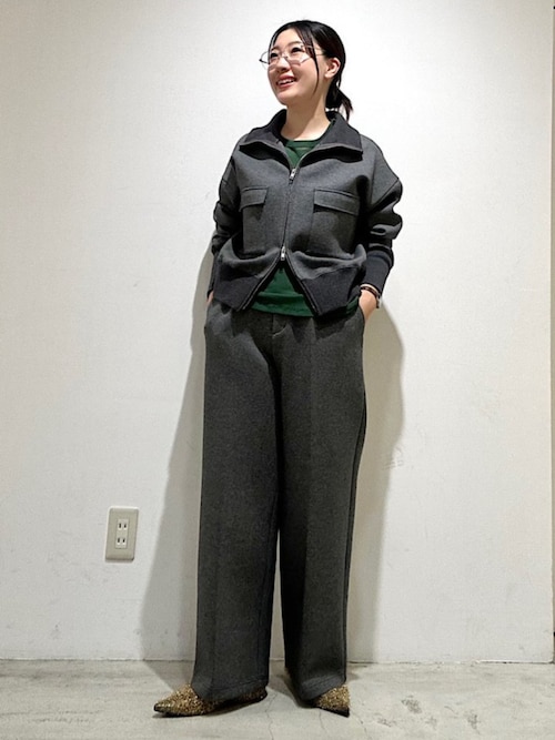 s.oyamadaコラボ:〈手洗い可能〉コットン エア ダンボール ブルゾン