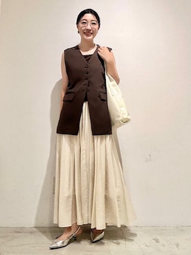 土倉さん（レディース・154cm）の夏コーディネート