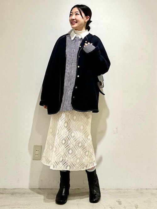 セール】〈手洗い可能〉ラッセル レース ウエスト ギャザー タイト