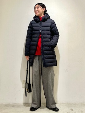 「MARIAN（マリアン）のアイテム」を使った、土倉さん（レディース・154cm）の冬コーディネート