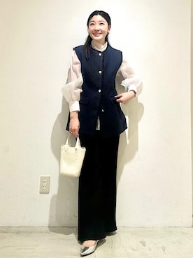 「SHIPS（シップス）のアイテム」を使った、土倉さん（レディース・154cm）の春コーディネート